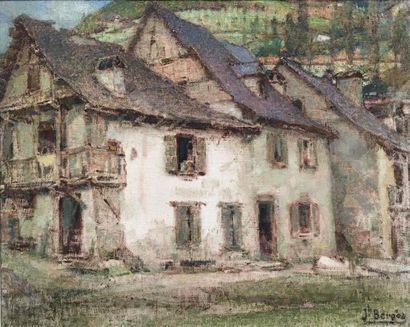null Joseph Paul Louis BERGES (1878-1956)
Maison en Ariège
Huile sur toile signée...