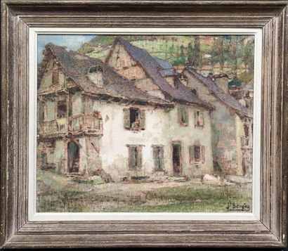 null Joseph Paul Louis BERGES (1878-1956)
Maison en Ariège
Huile sur toile signée...