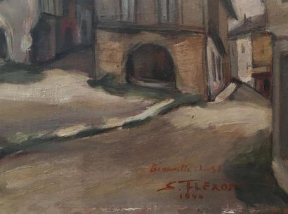 null Samson FLEXOR (1907-1971)
Beauville, Place Archambault-de-Vençay
Huile sur toile...
