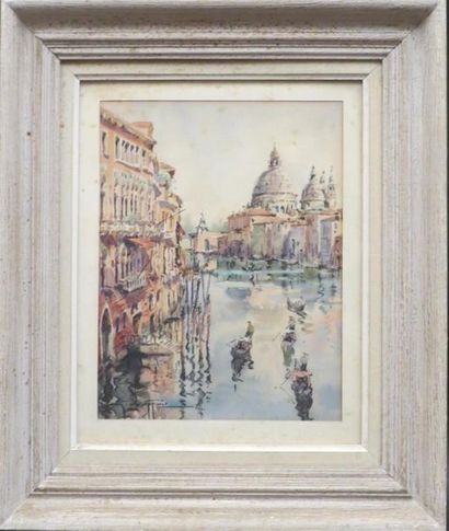 null Georges CHAPPUIS (XX)
Venise
Aquarelle signée en bas à gauche
33 x 25 cm
(r...