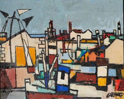 Claude VENARD 1913-1999 THE PORT AND THE LIGHTHOUSE

Oil on canvas signed lower right... Gazette Drouot