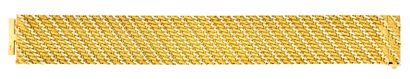Georges LENFANT Bracelet souple en or jaune maille 