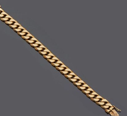 null 18 k (750 thousandths) yellow gold bracelet bracelet.

Weight: 87.6 g - Length:...