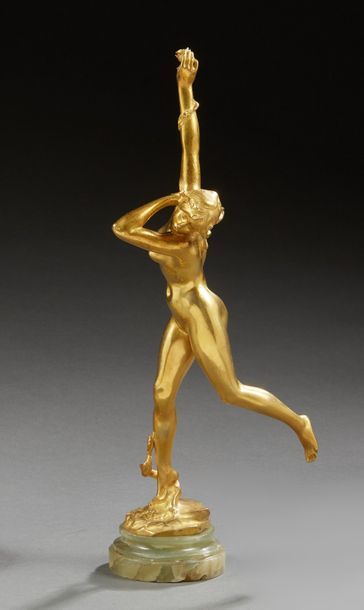 null Jules Derchieu DERCHEU (1864-1912)

Daphné fuyant, se métamorphosant en laurier

Bronze...