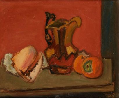 null Henri (Henryk) HAYDEN (1883-1970)

Nature morte au coquillage, pichet et fruits,...