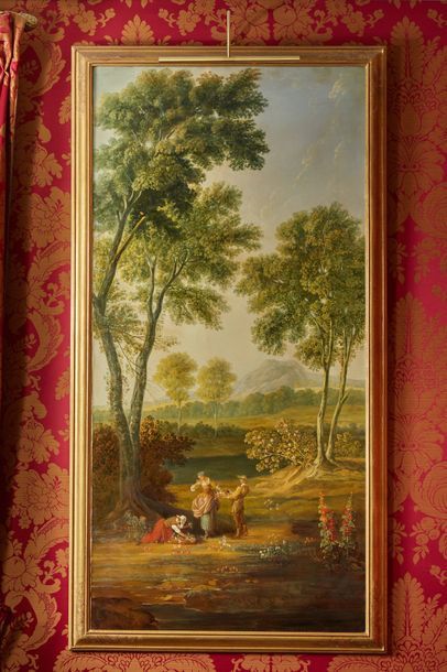 null Deux toiles d'après Jean PILLEMENT (1728-1808)

Paire de paysages décoratifs...
