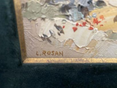 null Louis ROSAN (né en 1926)

Paysage breton dans le Golfe du Morbihan

Huile sur...