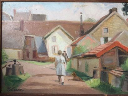 null Robert LOTIRON (1886-1966)

Vue de village 

Huile sur toile, signé en bas à...