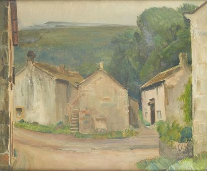 null Raymond James COXON (1896-1997)

View of Starbottom 

Huile sur toile signée...