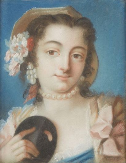 null Ecole FRANCAISE du XVIIIe siècle

Portrait d'une femme au masque

Pastel.

39,5...
