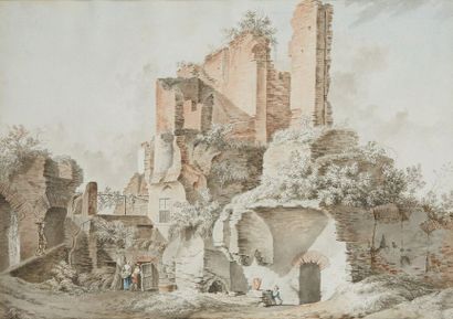 null Olivier LEMAY (1734-1797)

Ruines romaines animées

L'arc Claudius près de ste...