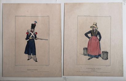 null Paul GAVARNI (1804-1866)

Quatre lithographies en couleur de Frey représentant...
