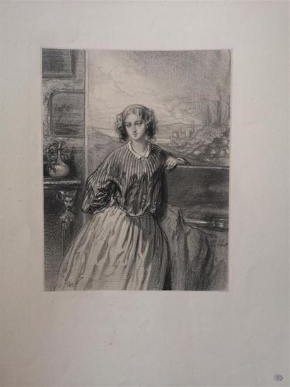 null Paul GAVARNI (1804-1866)

Lot de quatre lithographies en noir, épreuves du premier...