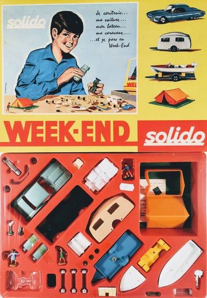 null SOLIDO - Coffret WEEK END n°2 (1965/1970) : Construction d’une FORD THUNDERBIRD...