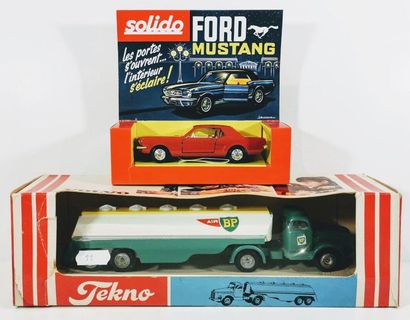 null SOLIDO - FORD MUSTANG n°147, rouge (BO).

TEKNO : camion citerne BP n°434 (BO).



Provenance...