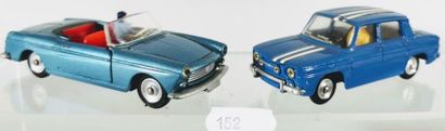 null DTF: R 8 GORDINI, bleu, 68 – cabriolet PEUGEOT 404 PININFARINA, 528.