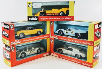 SOLIDO - Cinq véhicules (BO) : PORSCHE 917/10...