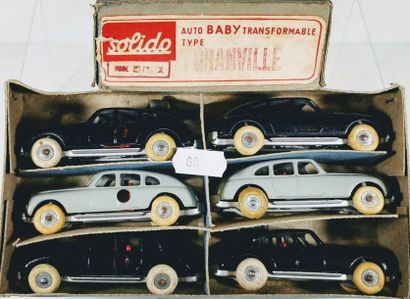 null SOLIDO - BABY 1950 : coffret GRANVILLE, non mécanique comprenant 6 Limousines.



Provenance...