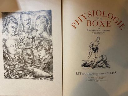 null Des COURIÈRES (Édouard). Physiologie de la boxe. Avant-propos par Henry de Montherlant....