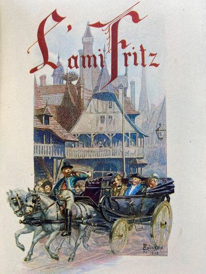 null ERCKMANN-CHATRIAN. L’Ami Fritz. Paris, Louis Conard, Libraire-Éditeur, 1909....