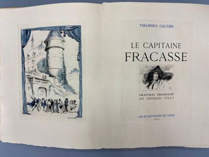 null GAUTIER (Theophilus). Captain Fracasse. S.?l. Paris], Les Eclectiques du livre,...