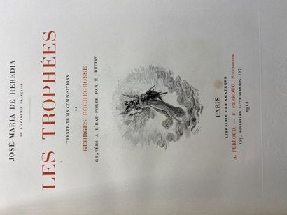 null HEREDIA (José-Maria de). The Trophies. Paris, Librairie des Amateurs - A. Ferroud...
