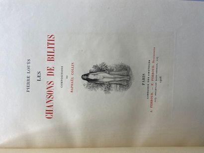 null LOUŸS (Pierre). The Songs of Bilitis. Paris, Librairie des Amateurs - A. Ferroud...