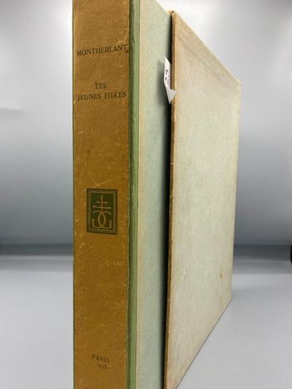 null MONTHERLANT (Henry de). The Young Girls. Novel. Paris, G. Govone Éditeur, 1938....