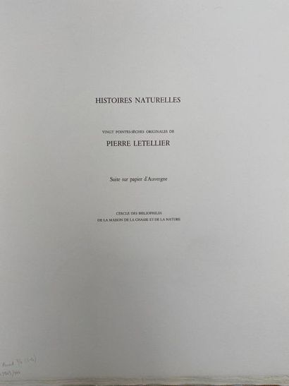 null Fox (Jules). Natural stories. Paris, Cercle des Bibliophiles de la Maison de...