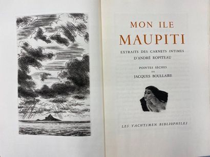 null [ROPITEAU (André)]. Mon île Maupiti. Extraits des carnets intimes d’André Ropiteau....