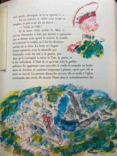 null TOLSTOÏ (Léon). Hadji Mourad. S. l., Les Bibliophiles Franco-Suisses, n. d....