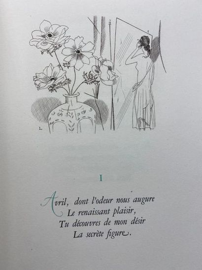 null TOULET (Paul-Jean). Contrerimes. Paris, Petiet, n.d. [1930]. In-4° in sheets,...