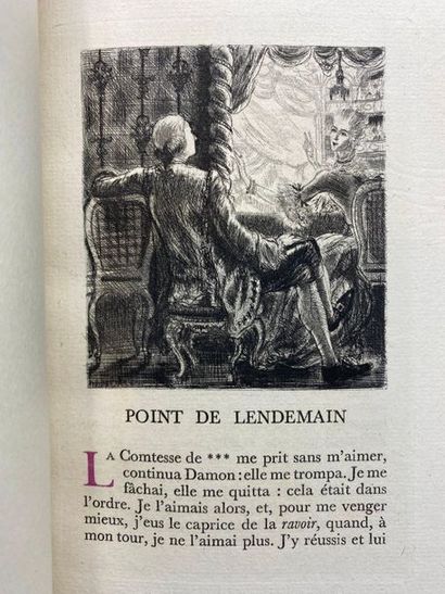 null VIVANT-DENON (Dominique). Point de lendemain. Conte. Paris, Les Éditions Émile...