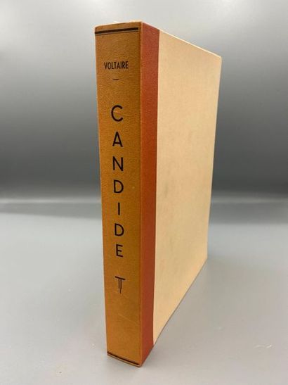 null VOLTAIRE. Candide. A Chamonix, Chez Jean Landru, Libraire-Éditeur, s. d. [1945]....