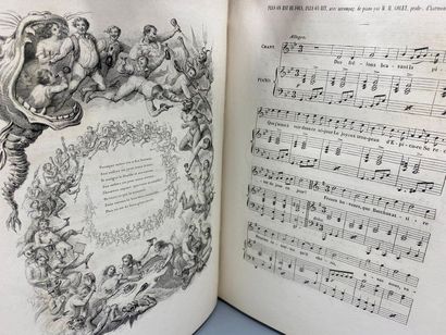 null [CHANTS & CHANSONS]. • Chants et chansons populaires de la France. Paris, Librairie...
