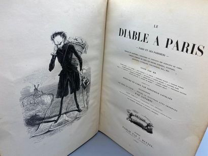 null [GRANDVILLE & GAVARNI]. Le Diable à Paris. Paris et les Parisiens […]. Paris,...