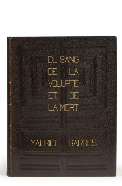 null BARRÈS (Mauritius). Blood, pleasure and death. Paris, Aux Éditions du Bois sacré,...