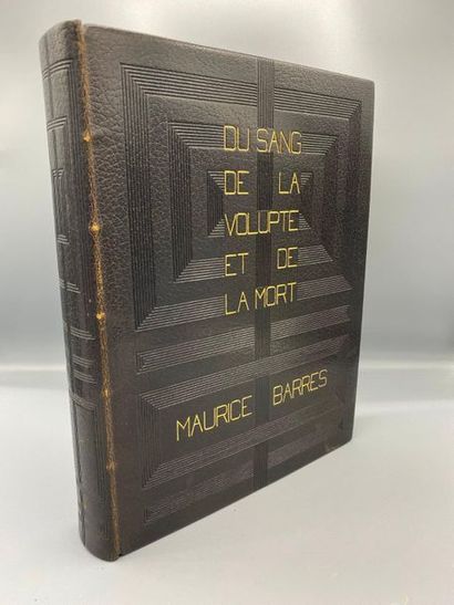 null BARRÈS (Mauritius). Blood, pleasure and death. Paris, Aux Éditions du Bois sacré,...