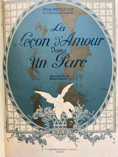 null BOYLESVE (René). La Leçon d’amour dans un parc. Paris, Librairie de la Collection...