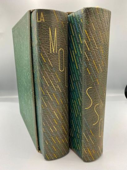 null BROMFIELD (Louis). La Mousson. Paris, Les Heures claires, 1947. 2 volumes in-4°,...