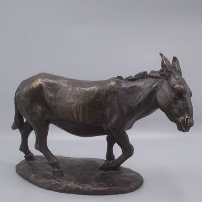 null Georges GARDET (1863-1939)

L'âne

Bronze à patine brun-doré. Signé sur la terrasse.

Hauteur...