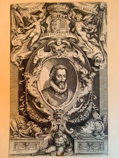 null Lot de trois gravures :

- Gravure représentant Charles Philippe Comte d'Artois,...