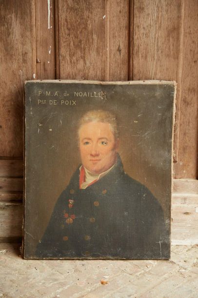 null Ecole FRANCAISE du XIXe siècle 

Portrait de Philippe Louis Marie de Noailles,...