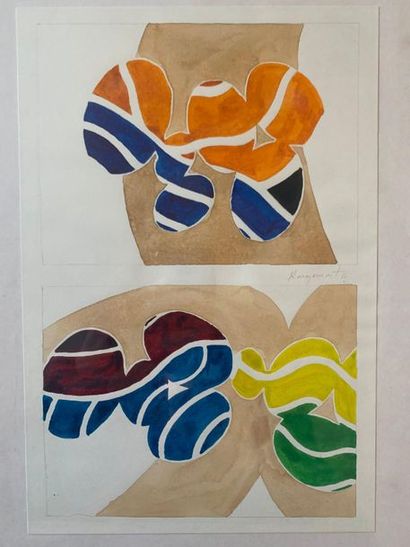 null Guy de ROUGEMONT (1935)

Abstract compositions

Two watercolours on the same...