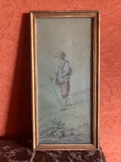 null Ecole ITALIENNE du XVIIIe siècle

Portrait d'un berger

Pierre noire et aquarelle...
