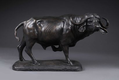 null Yves Louis CASTEL (20th century)

The old Cape buffalo

Proof in patinated bronze,...