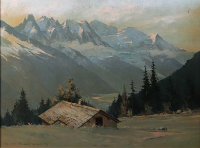 null Charles Henry CONTENCIN (1898-1955)

La chalet, Col des Montets Chamonix

Huile...