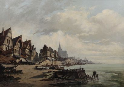 null Eugène GALIEN-LALOUE (1854-1941)

Port de Saint-Nazaire

Huile sur toile, signé...