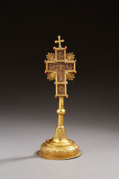 null Grèce - MONT ATHOS - XVIIe ou XVIIIe siècle

Croix de bénédiction du Mont Athos,...