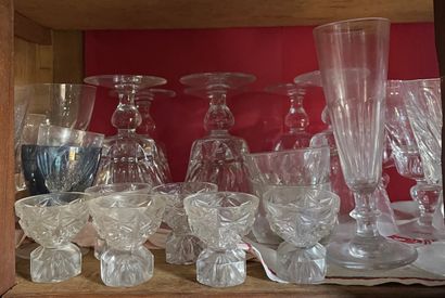 null Lot of various glassware